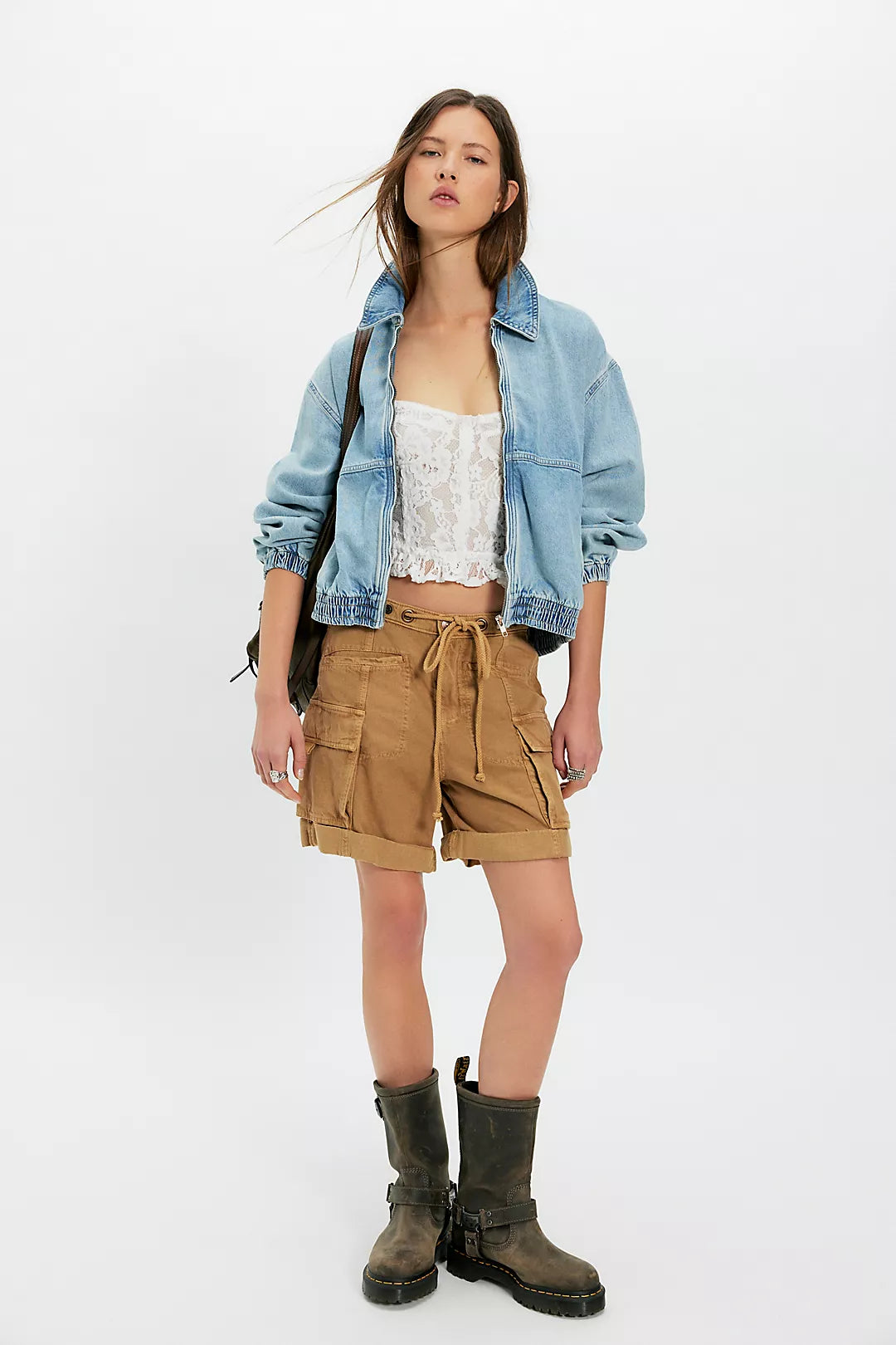 FREE PEOPLE We The Free Birdie Denim Jacket