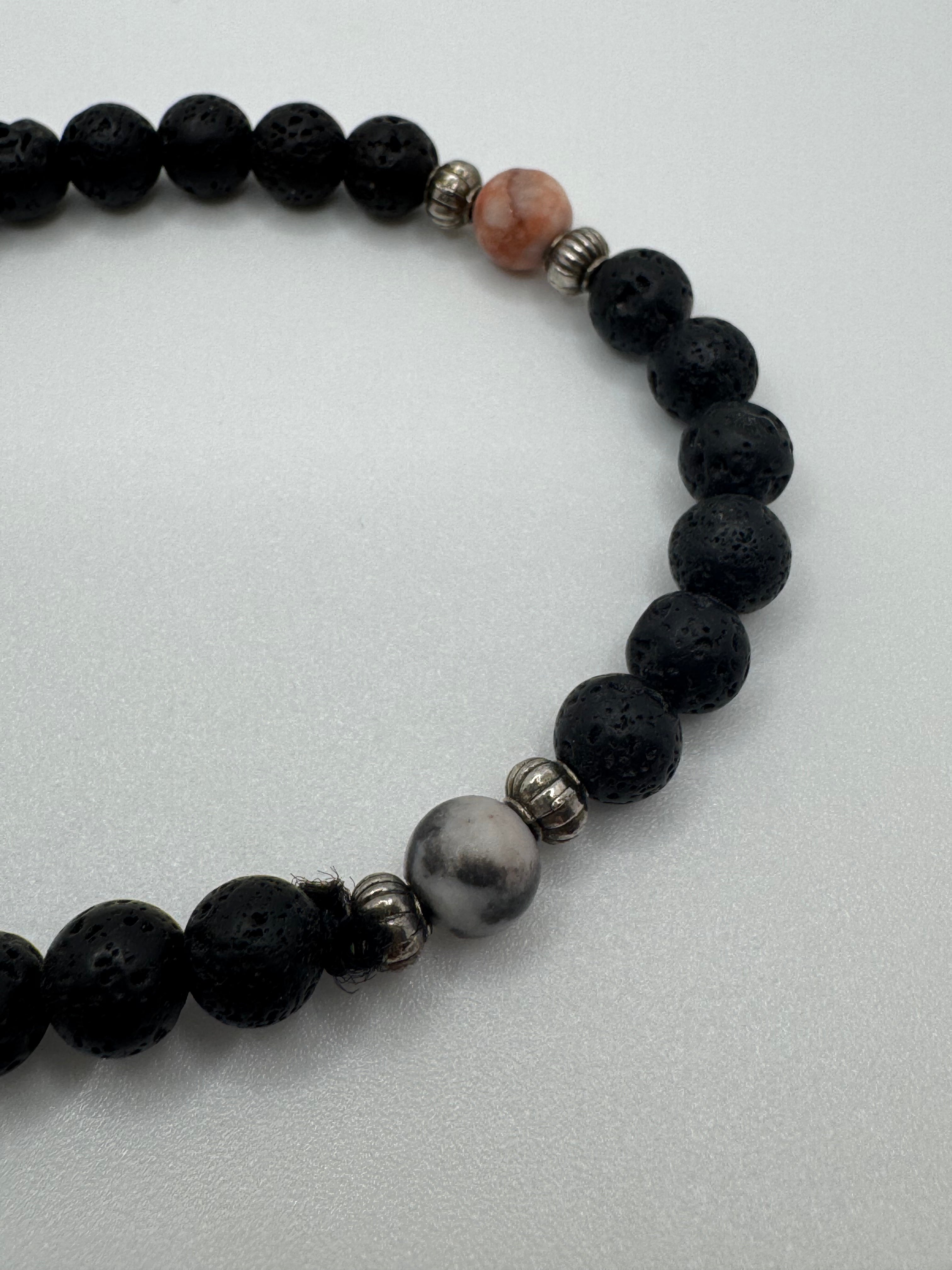 KRISTENS Lava Stone Beaded Bracelet