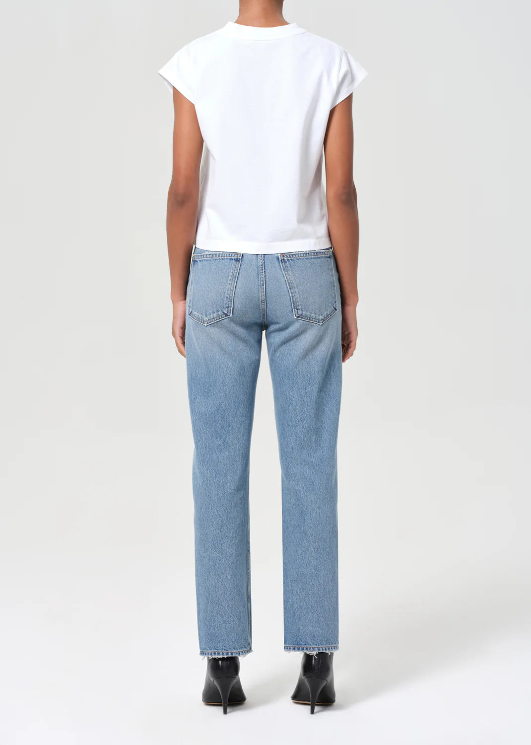 AGOLDE 90s Pinch Waist High Rise Straight in Stage