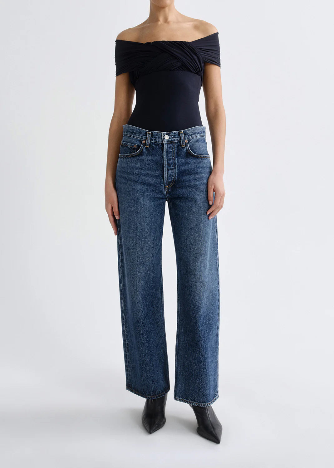 AGOLDE Arc Jean in Shortwave