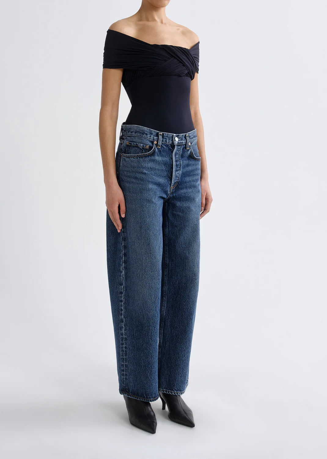 AGOLDE Arc Jean in Shortwave