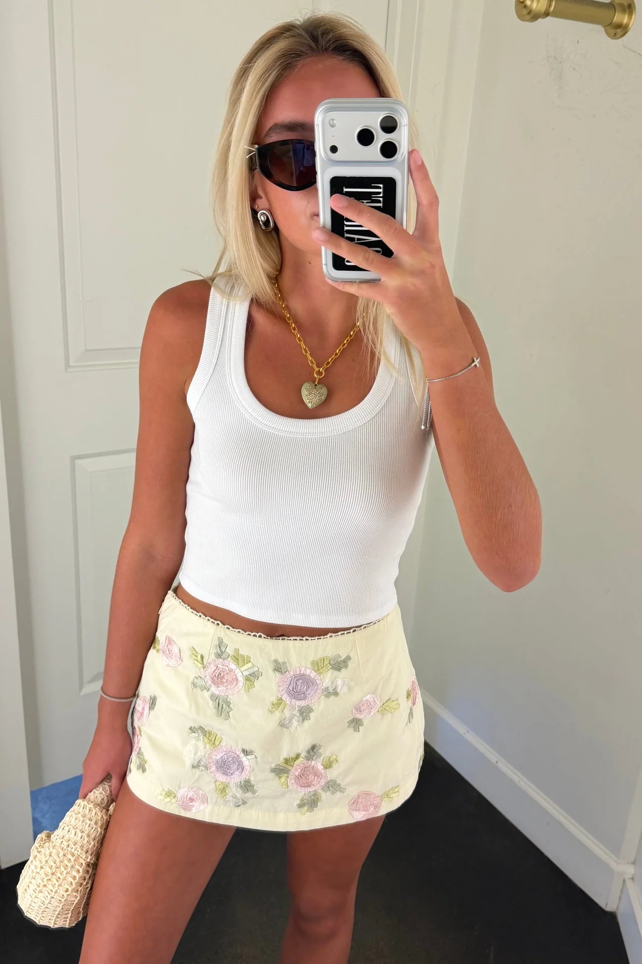 LNA Kat Rib Crop Tank