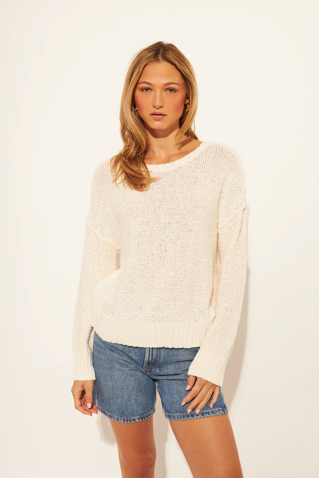 JOHN + JENN Pullover in Chantilly