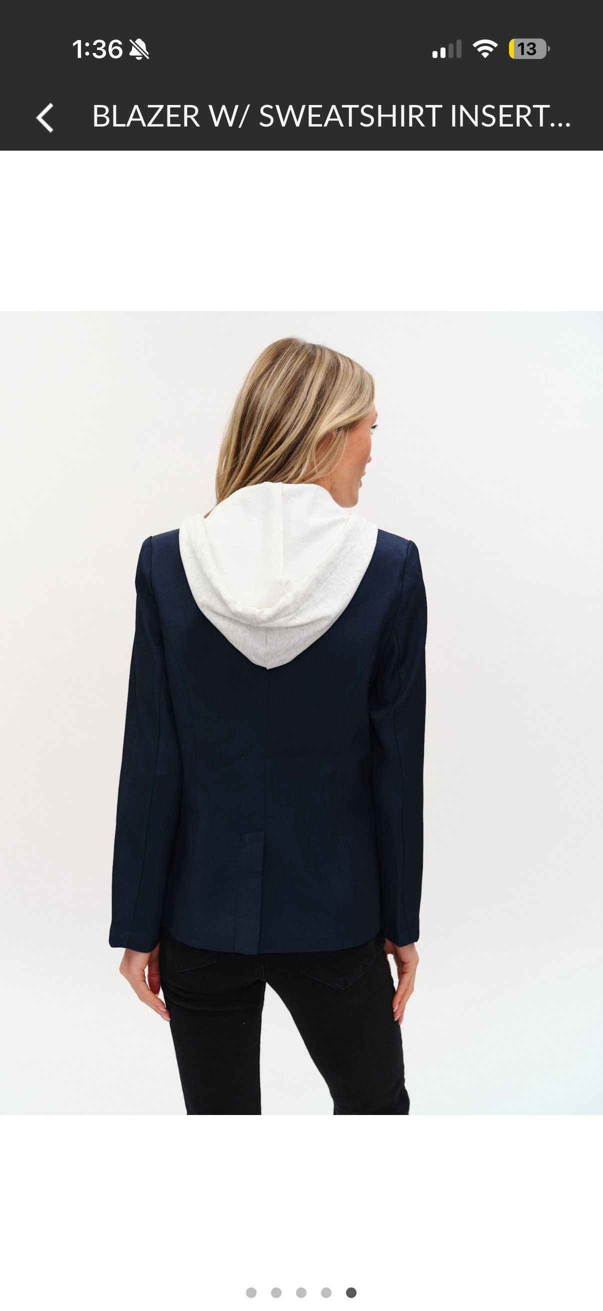 SIX/FIFTY Drew Blazer in Navy