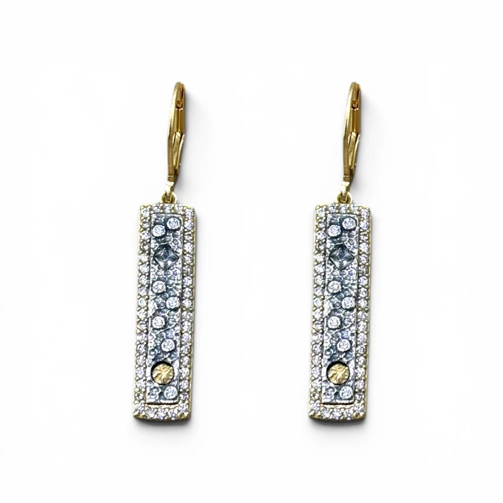 TAT2 DESIGNS Gold Soleil ID Earrings
