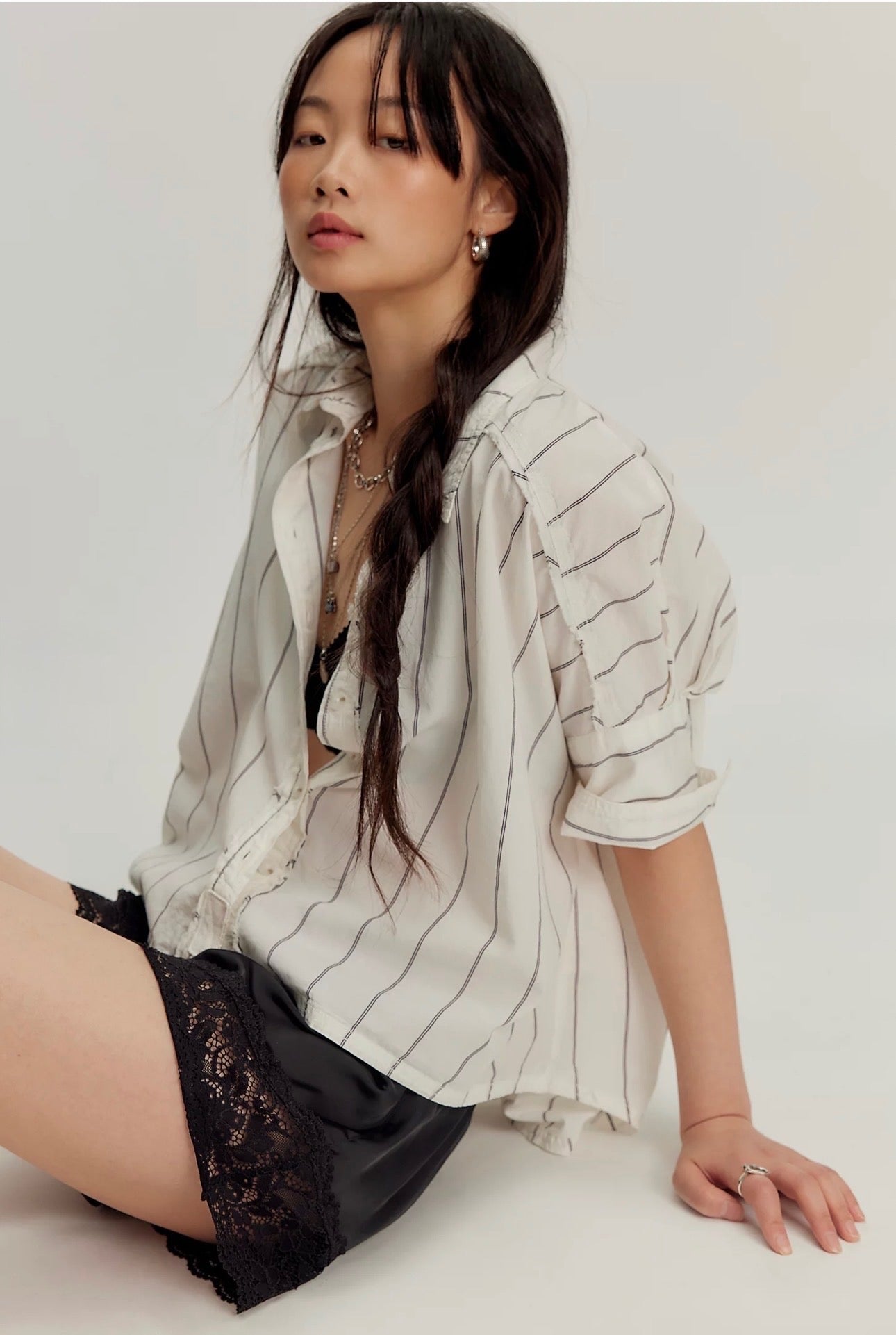 FREE PEOPLE We The Free Seaside Cotton Stripe