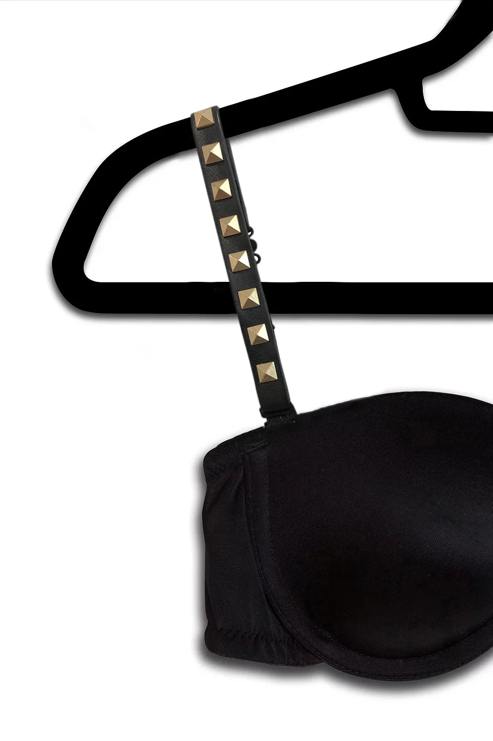 STRAP-ITS V-Strap Bralette with Gold Studs