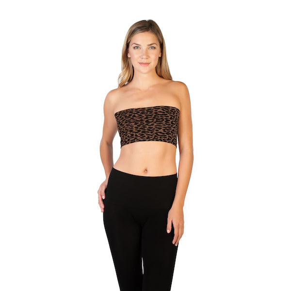 SKINNY TEES Animal Print Bandeau