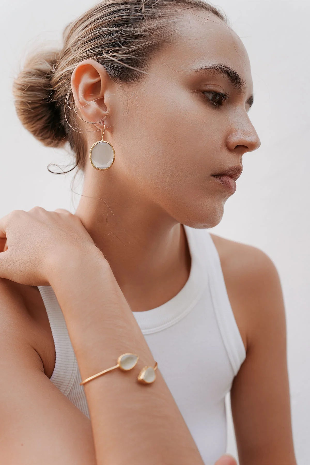 DEBBIE KATZ Nika 18k Gold Plated Arm Cuff