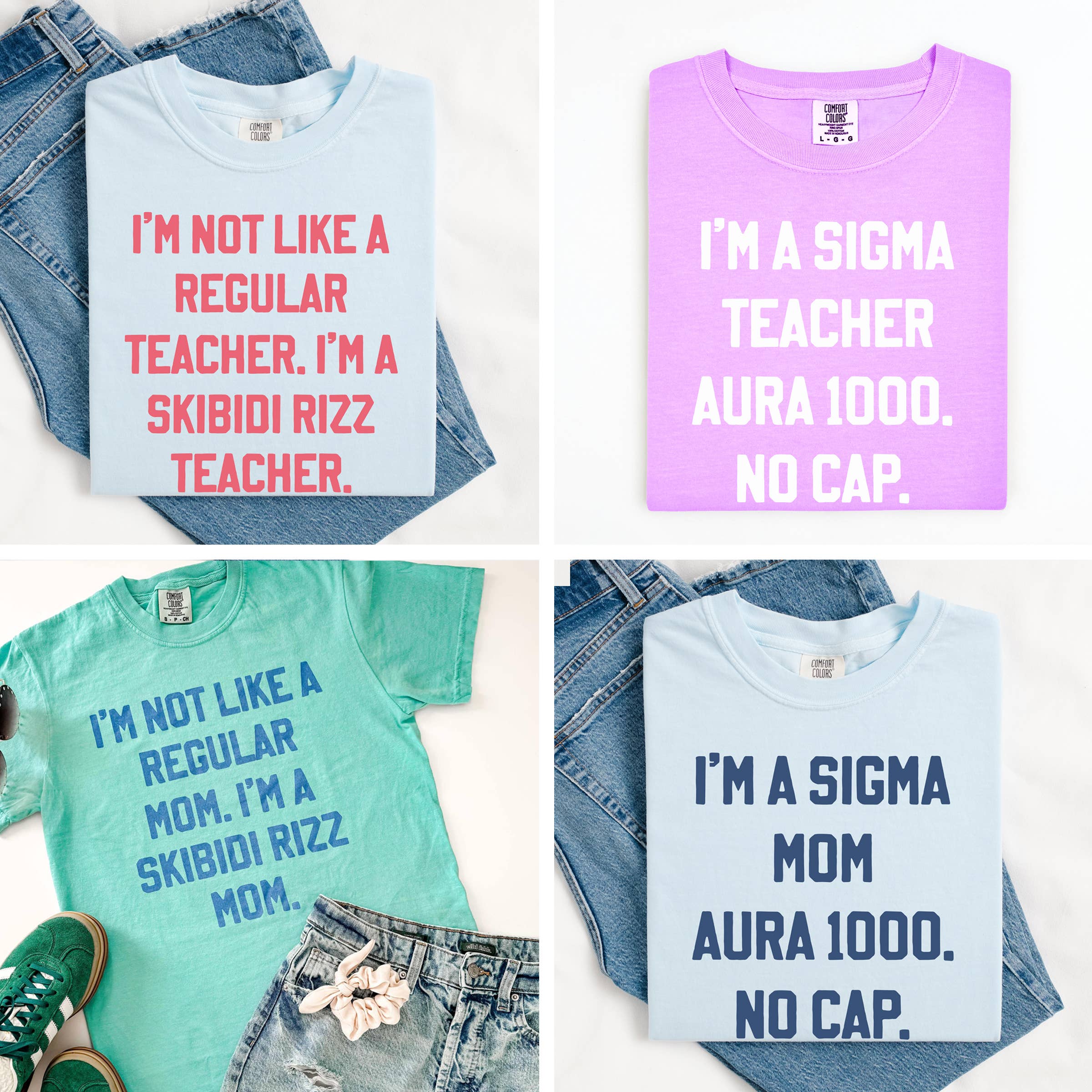 Skibidi Rizz Mom Shirt, Funny Mom Tee, Mother's Day Shirt