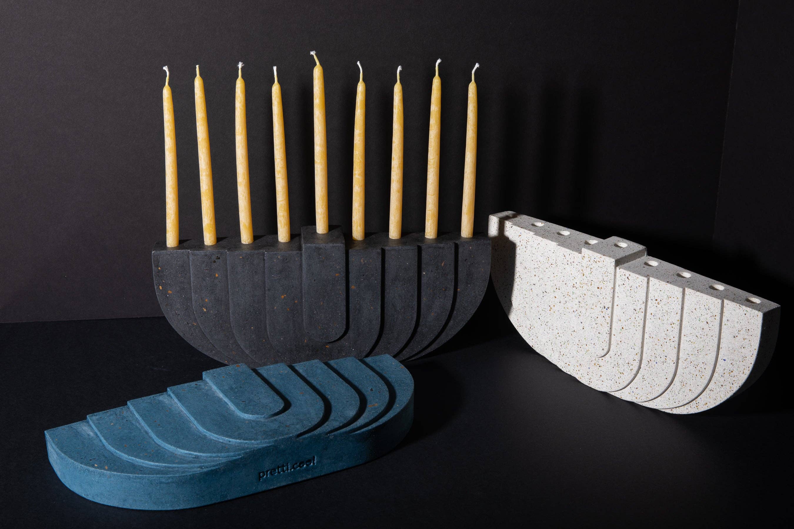 Menorah | Black Terrazzo