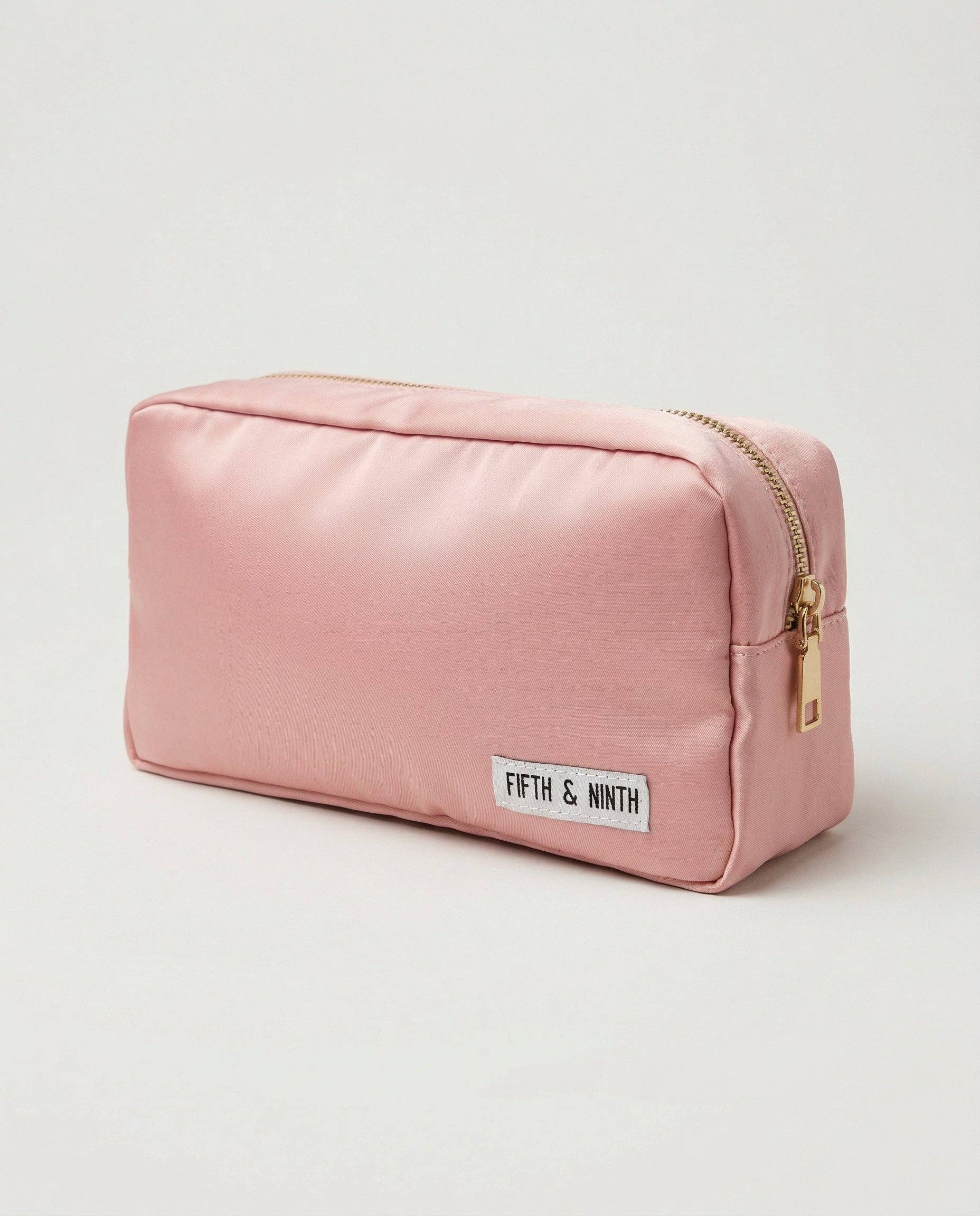 Nora Cosmetic Bag: Baby Pink