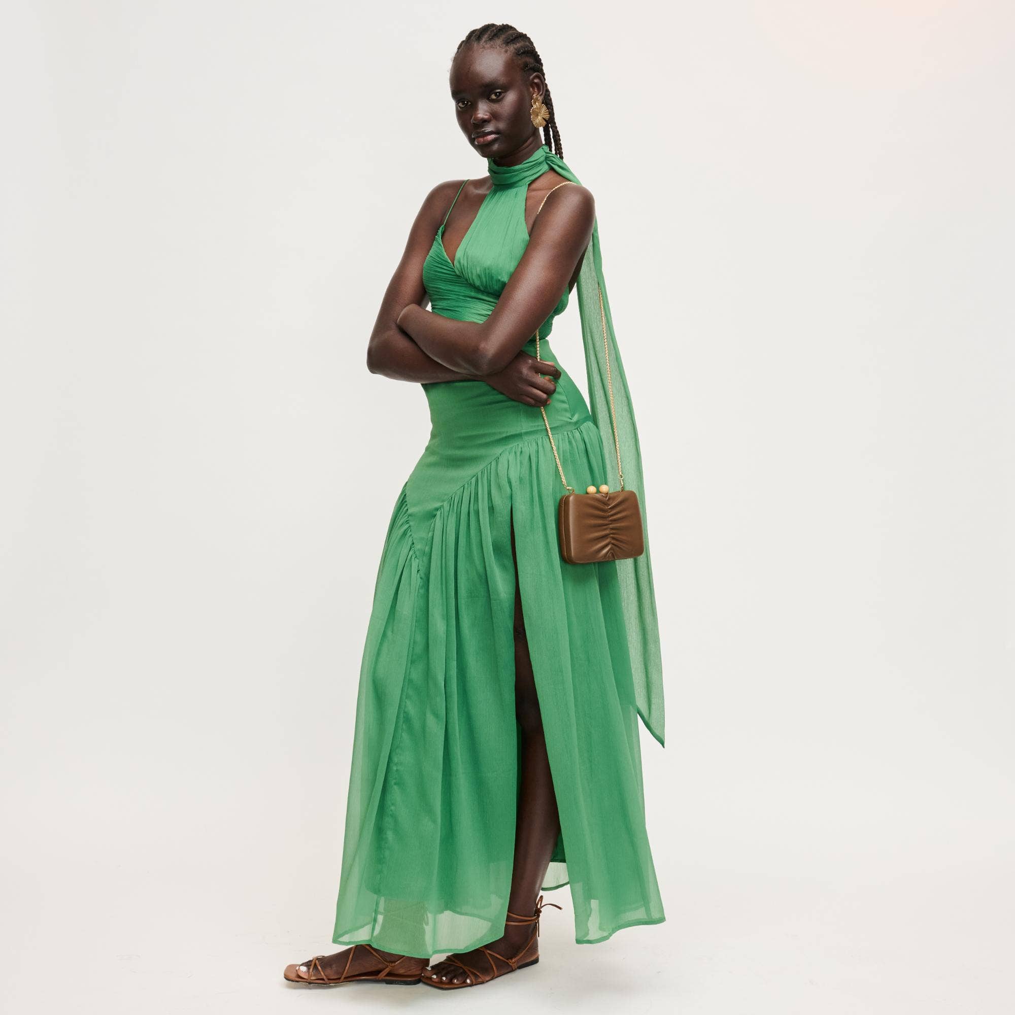 Gianna Evening Bag: Chocolate