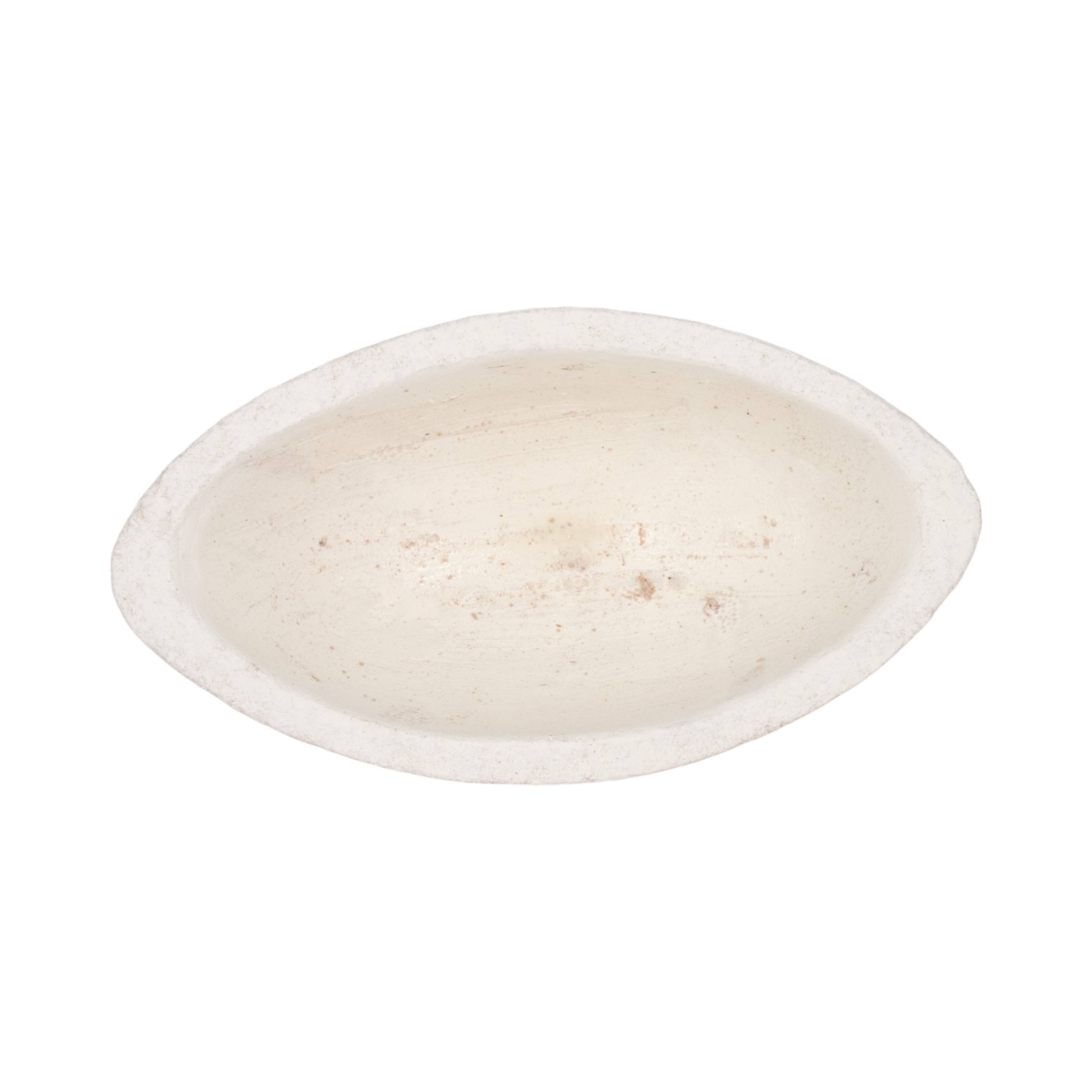 Bowl - White Artisanal Terracotta, 10 in.