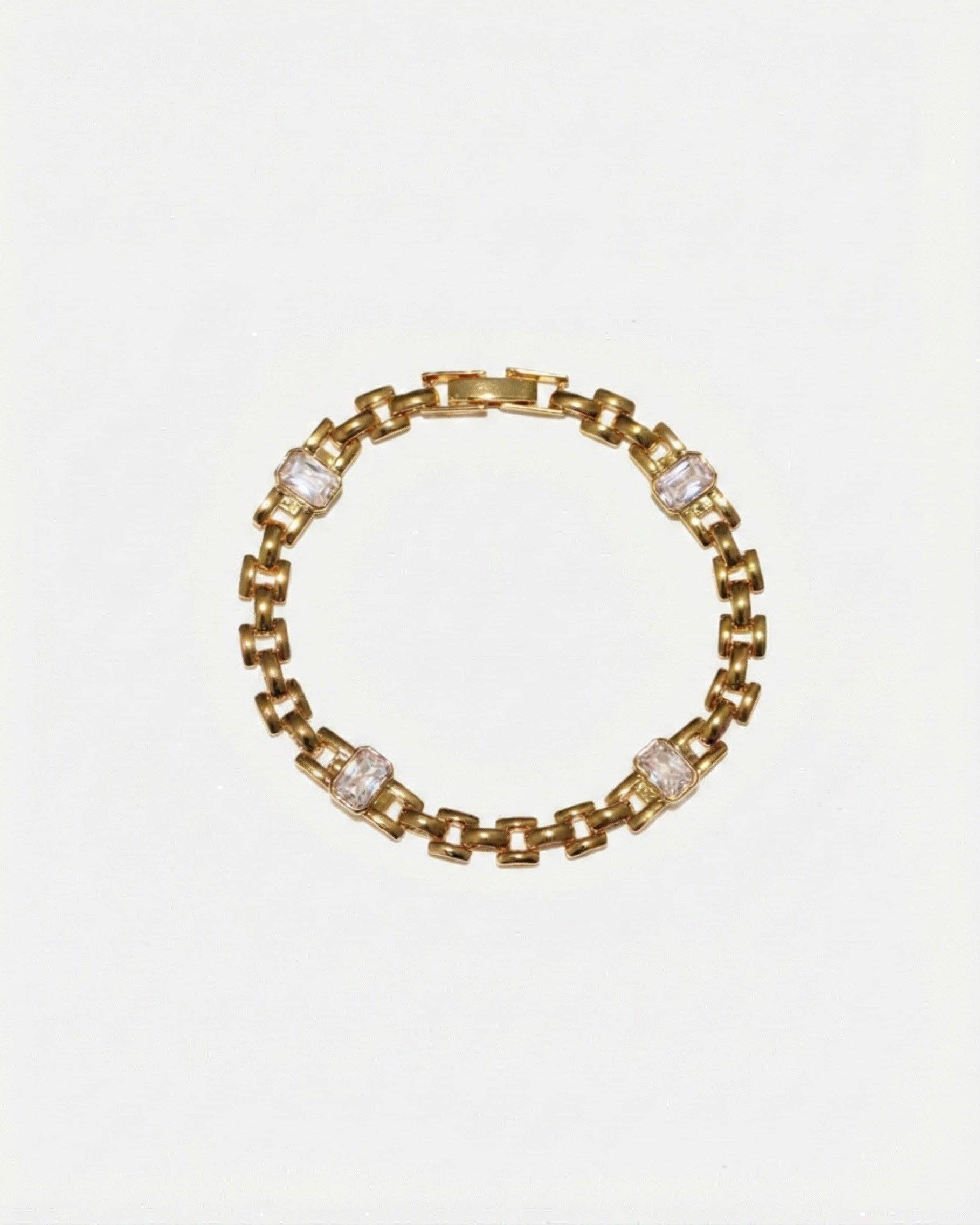 FIFTH & NINTH Lydia Rectangle Link Bracelet