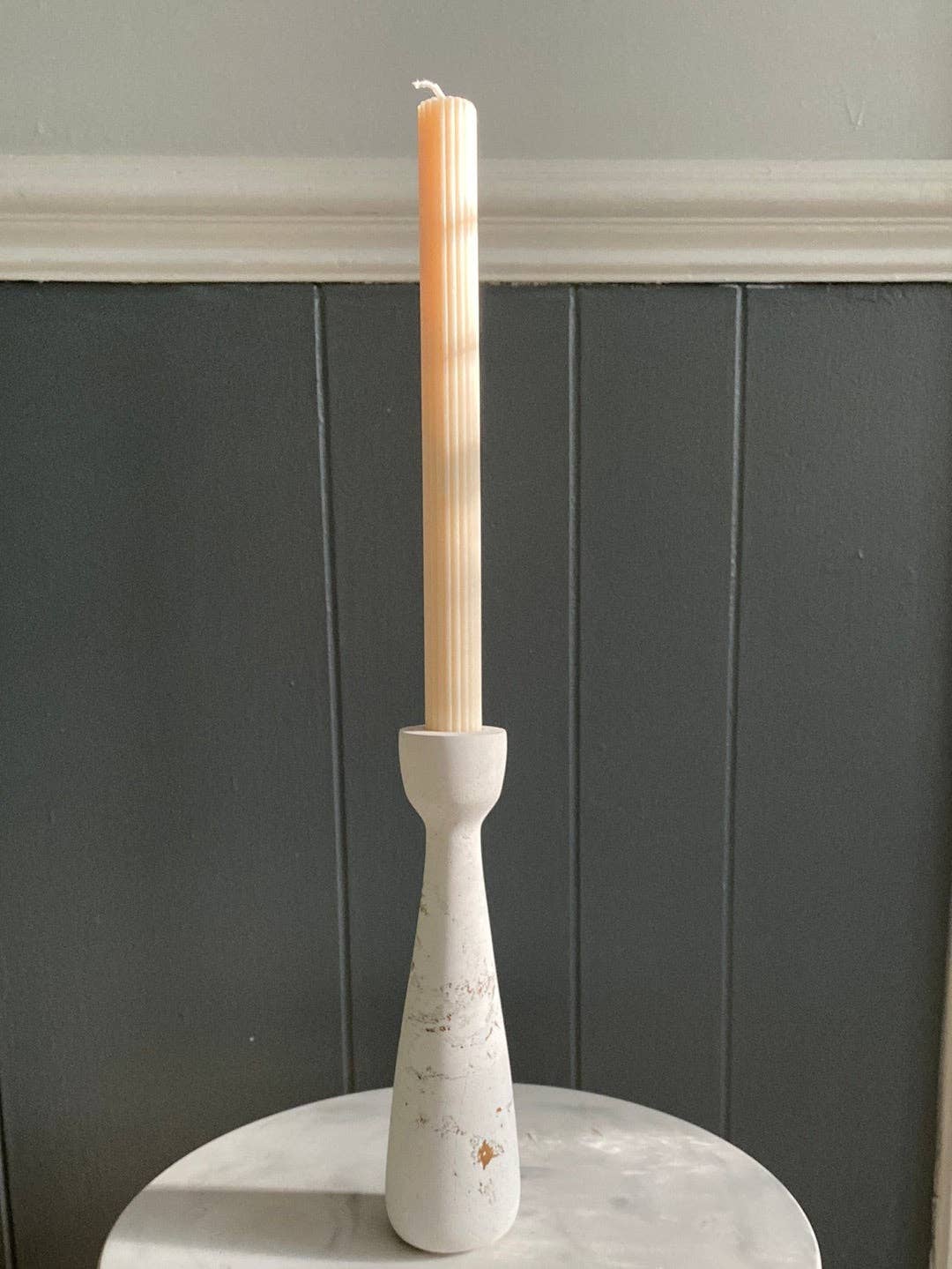 Taper Holder | Candle Holder | Candelabra 9”: White