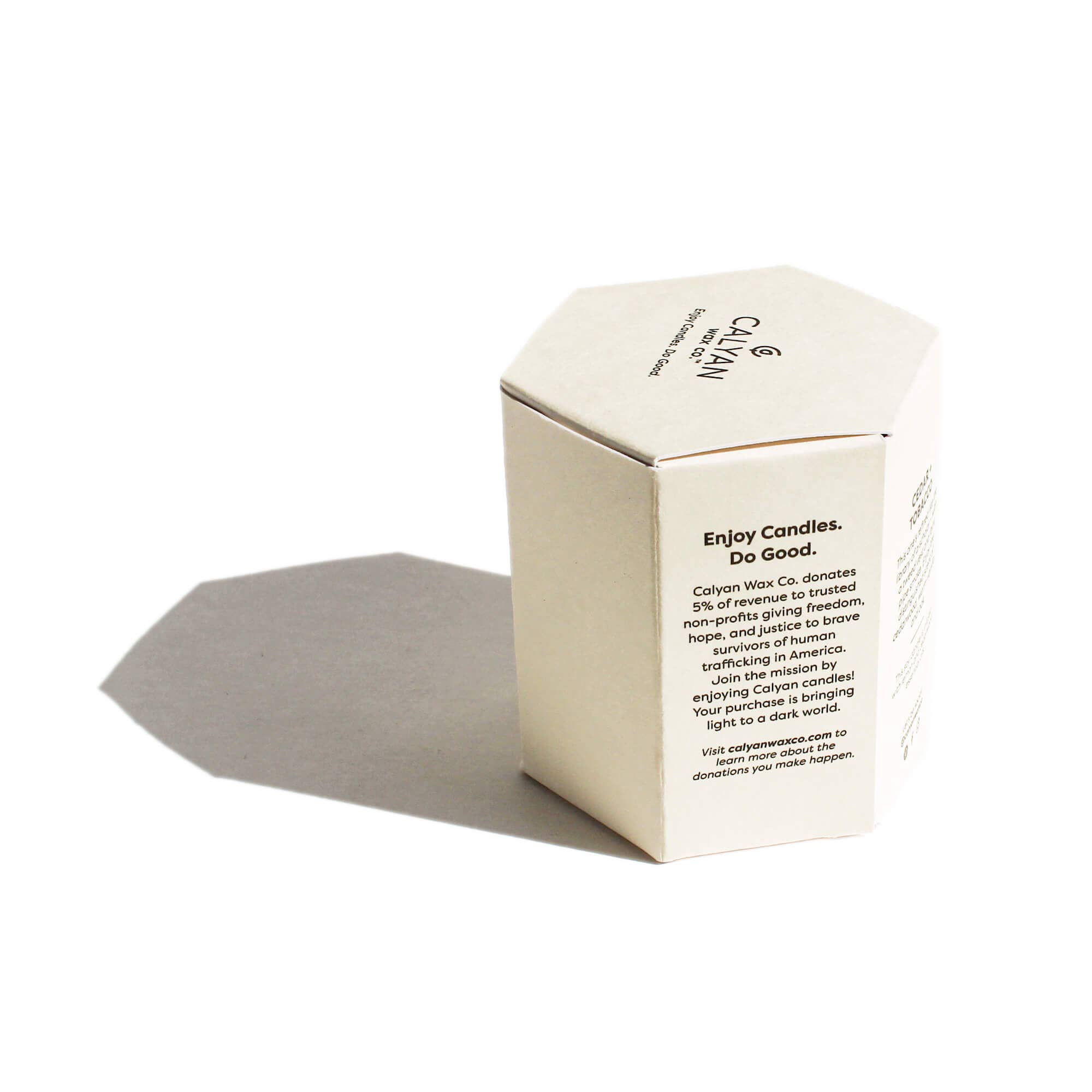 Mahogany + Cashmere - Glass Tumbler Soy Candle