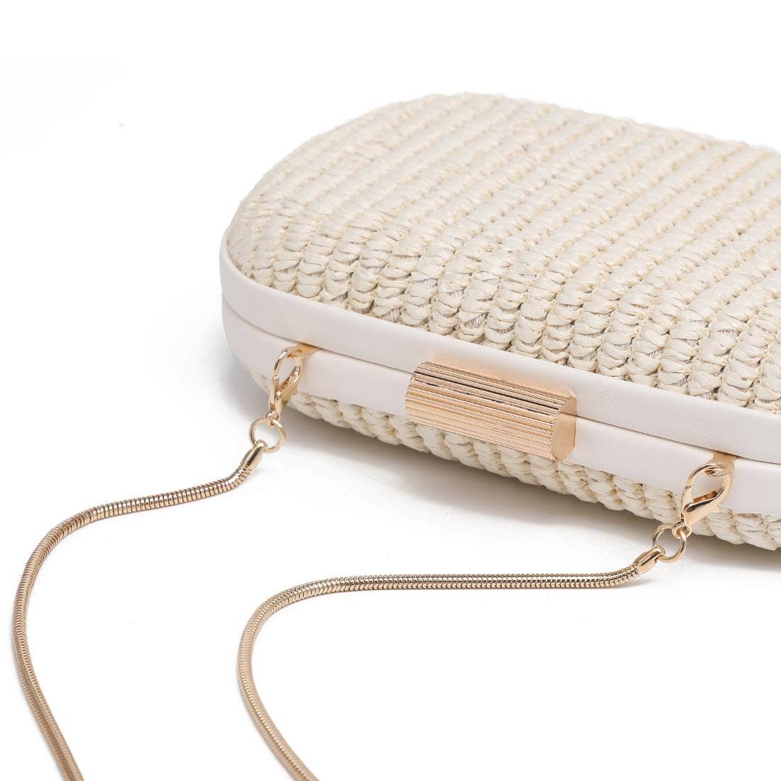 Alix Evening Bag: Chocolate