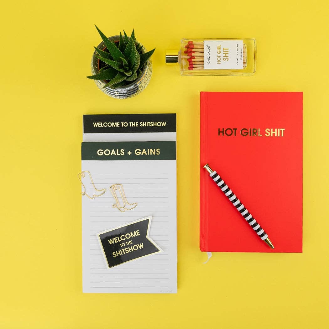 Hot Girl Shit - Glass Bottle Safety Matches - Red