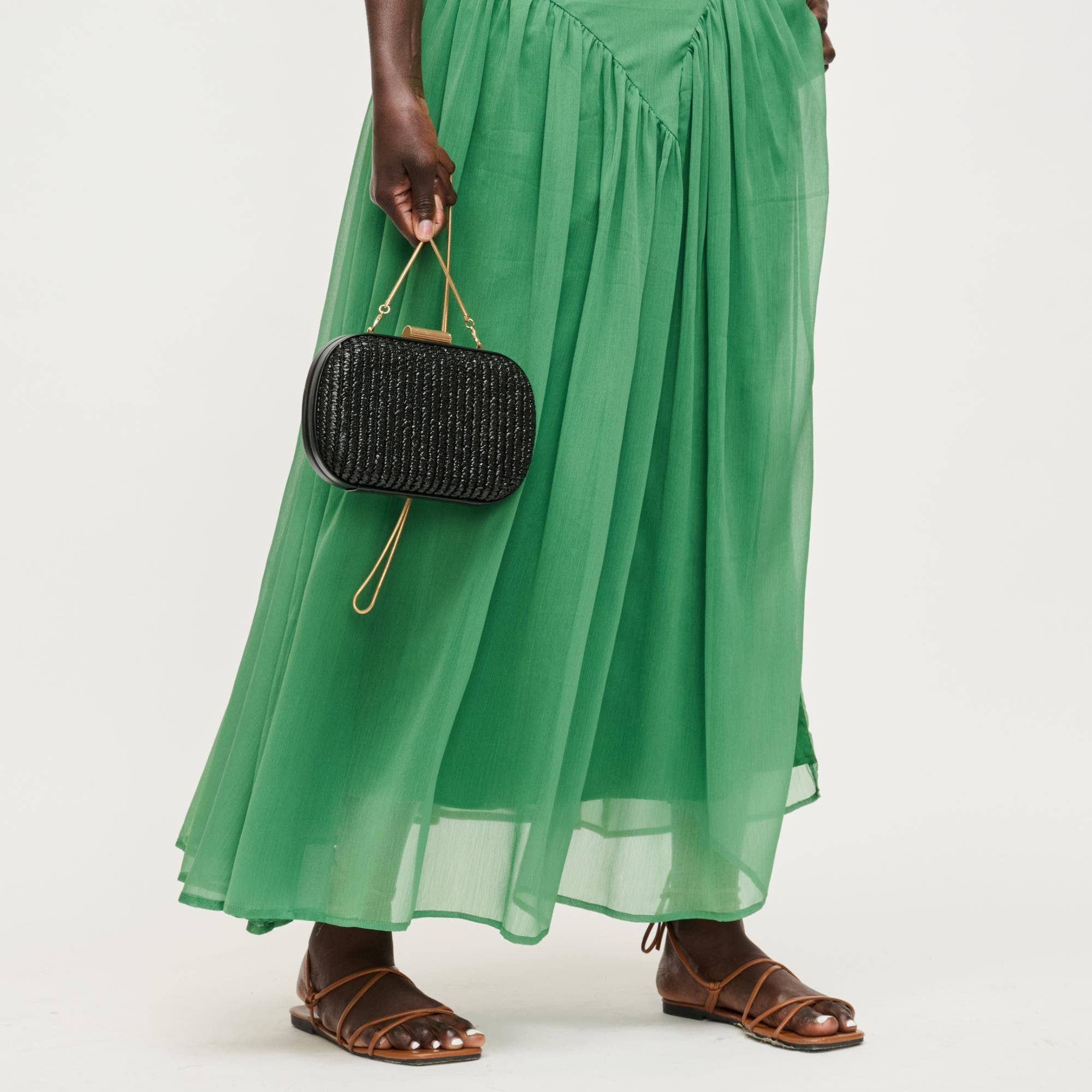 Alix Evening Bag: Ivory