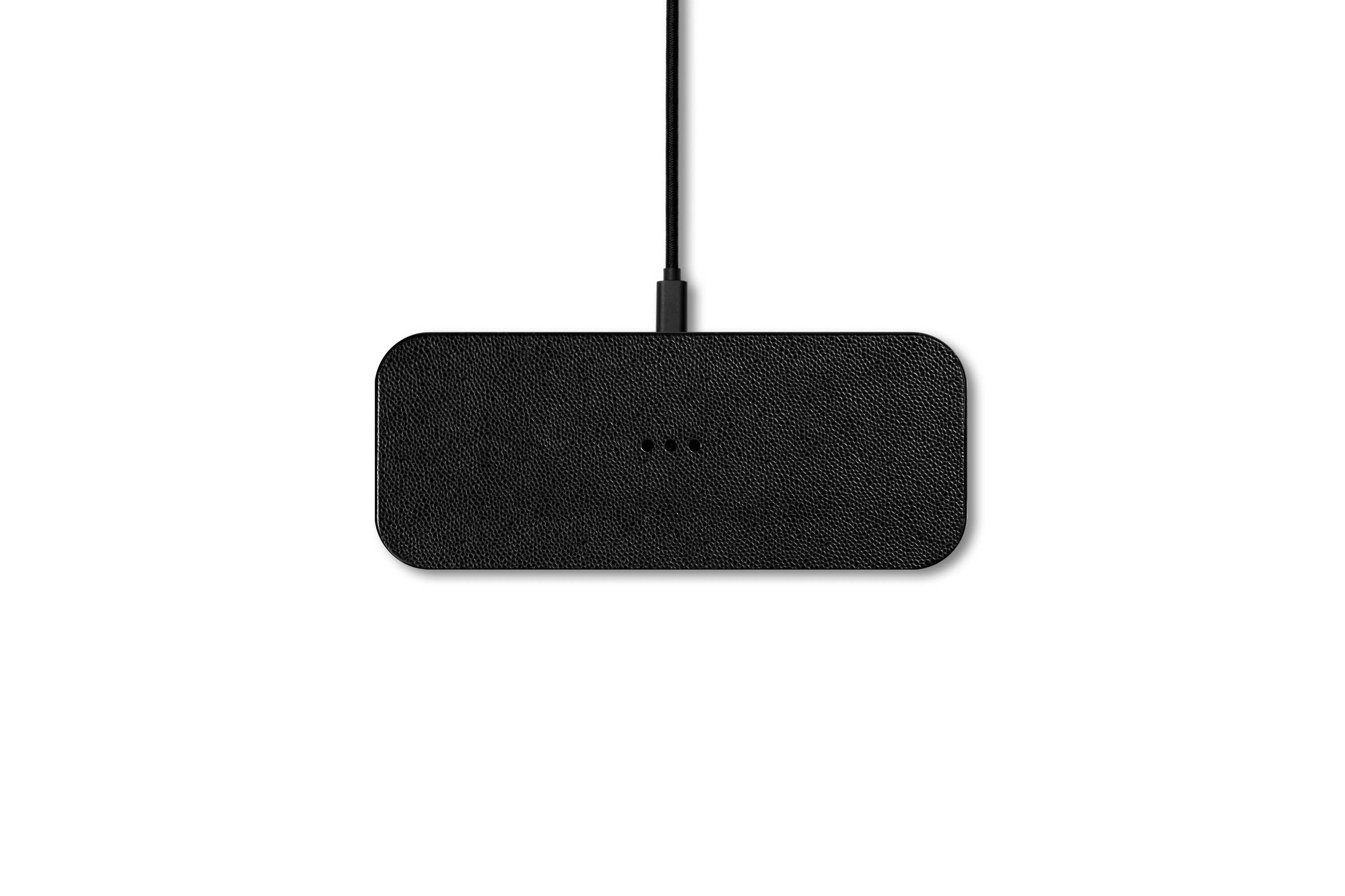 CATCH:2 - Classics Leather Wireless Charger - Dual Charging: Saddle