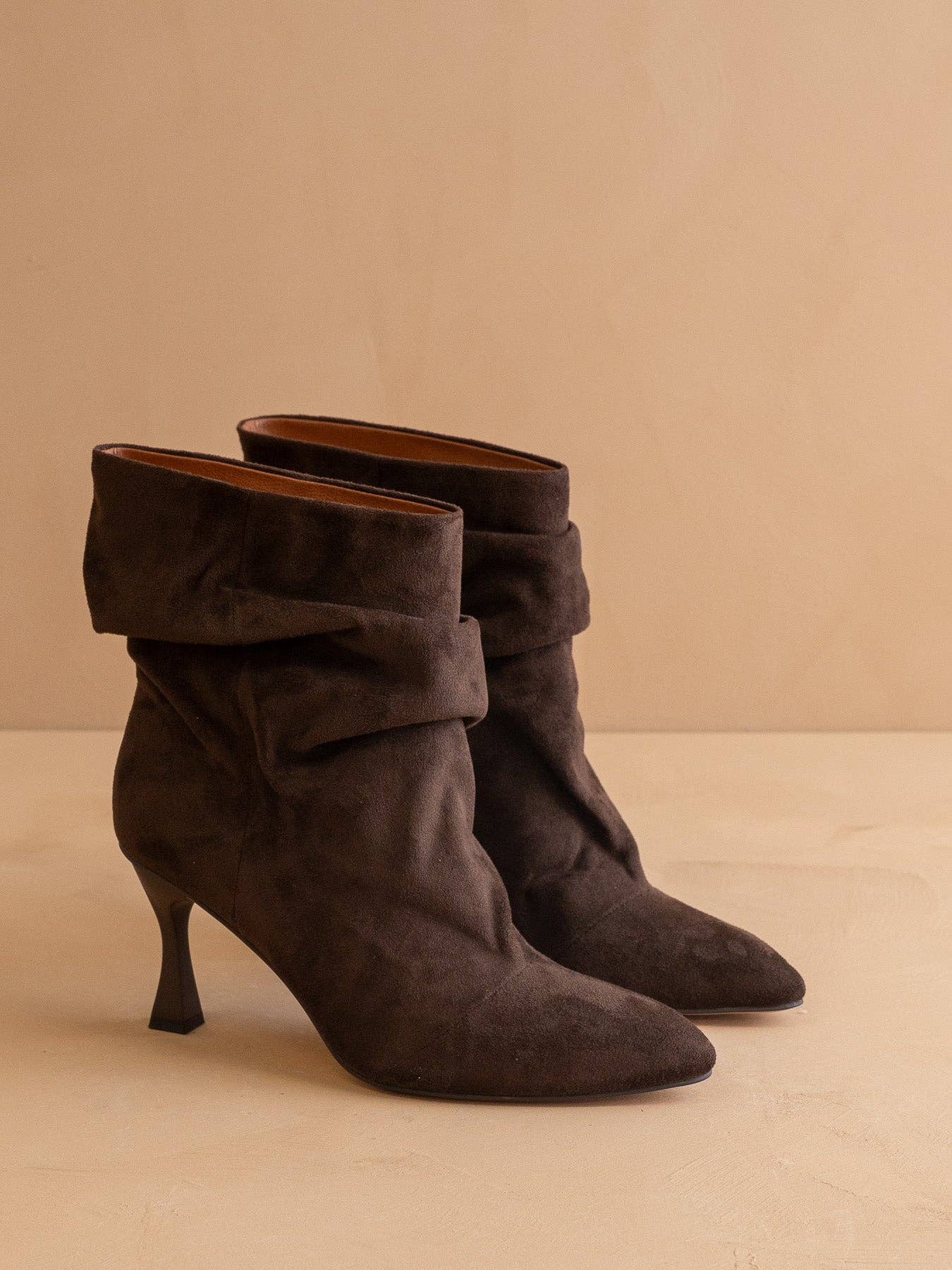 *PREORDER* OASIS SOCIETY The Gina | Coffee Slouch Heel Fall Bootie