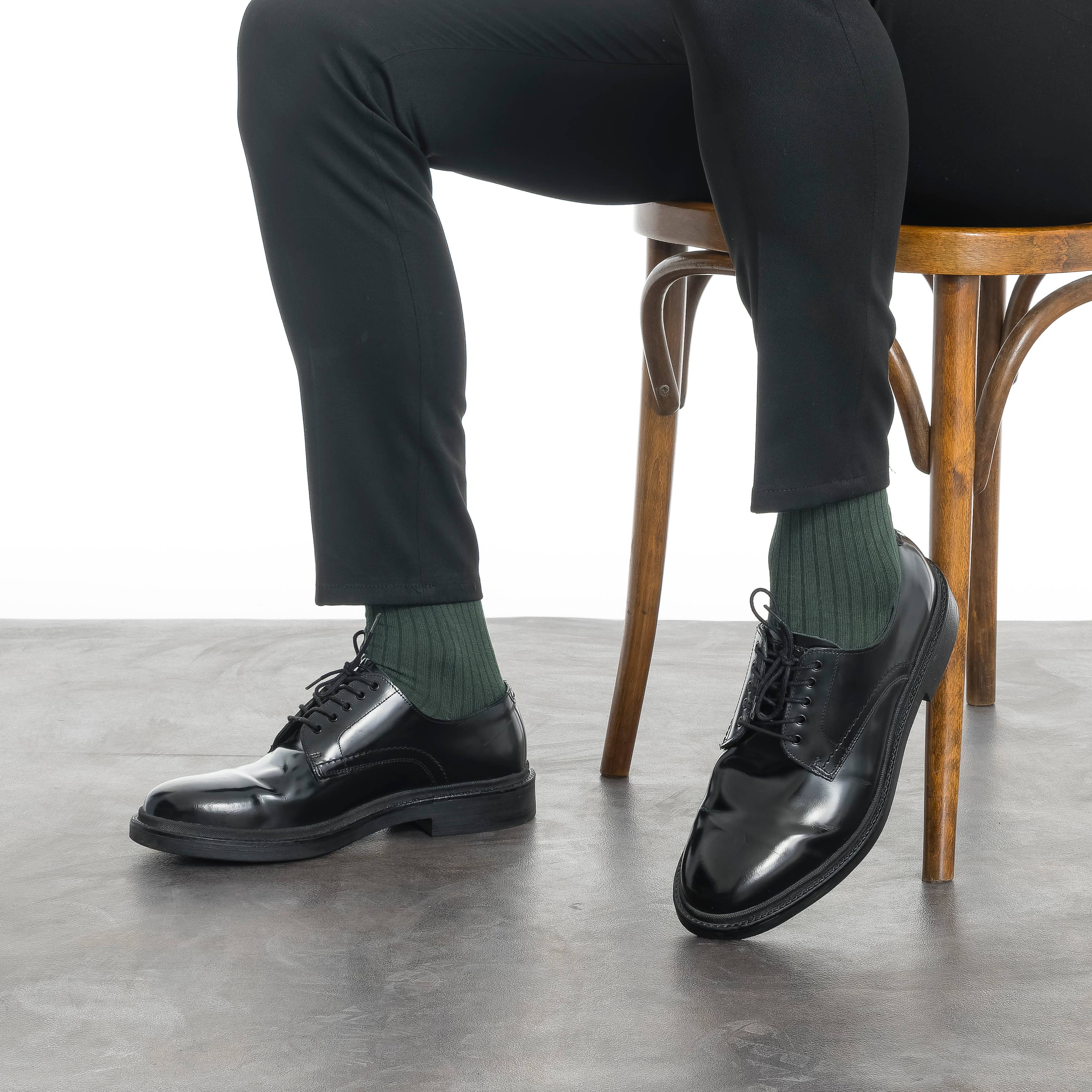 Bambooven Men’s Bamboo Dress & Trouser Socks  6 Pairs (419)