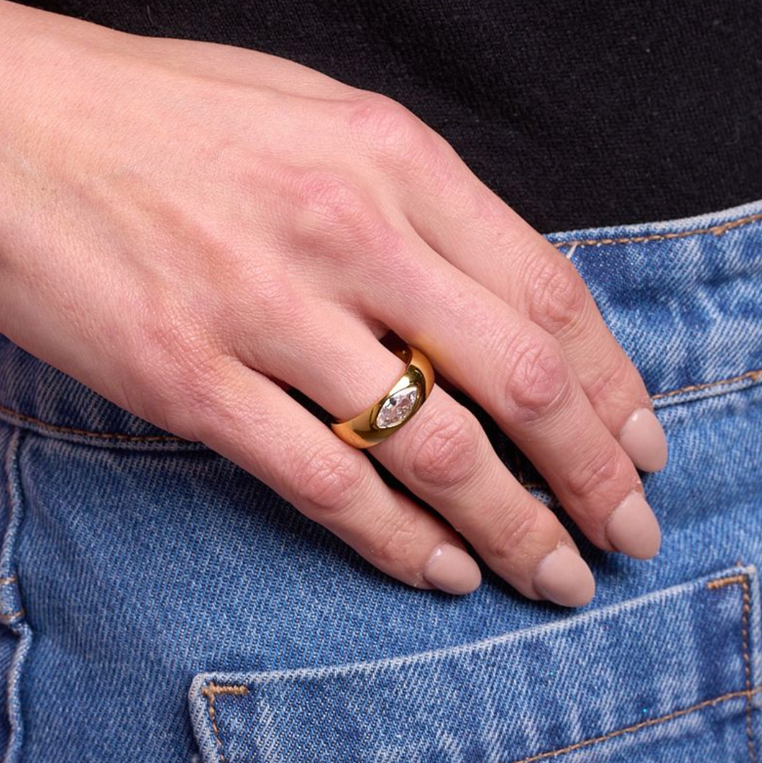 Margo Bubble Gem Ring: 7