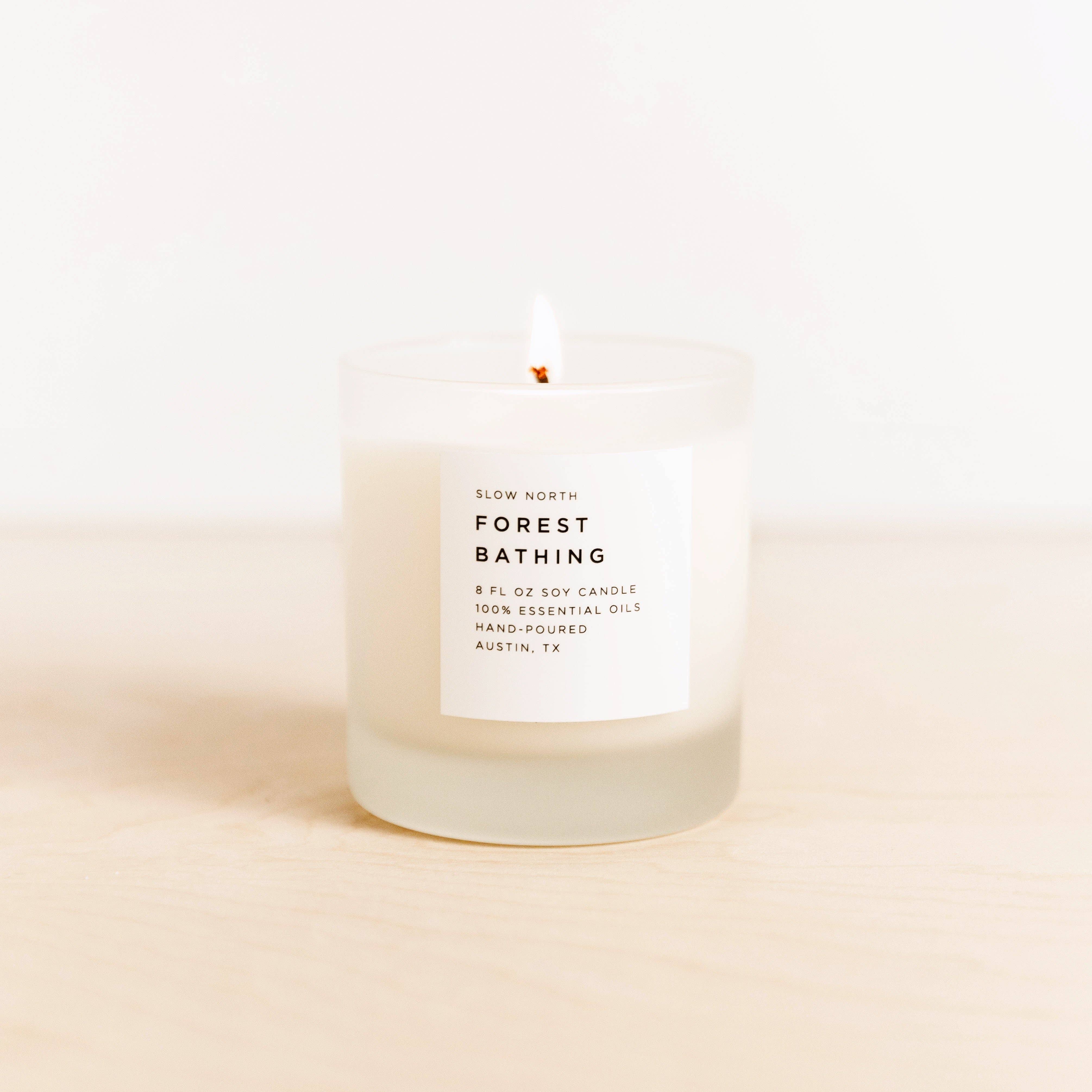 SLOW NORTH Forest Bathing (Fir, Patchouli, Pine) Non-Toxic Candle