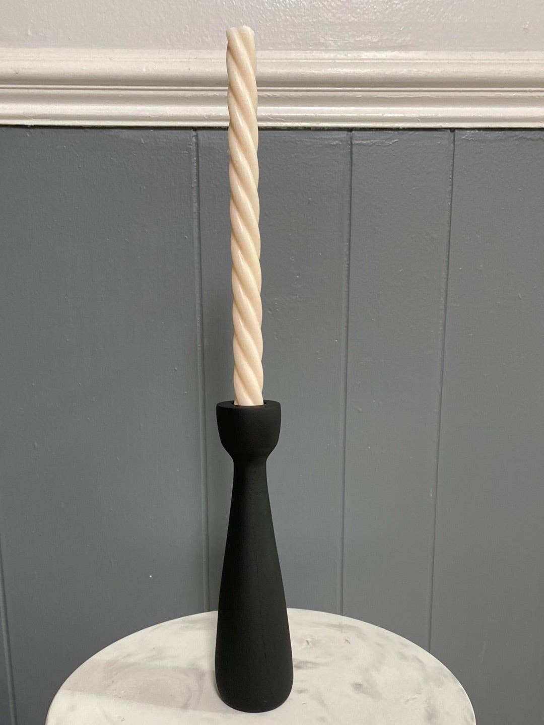 Taper Holder | Candle Holder | Candelabra 9”: White