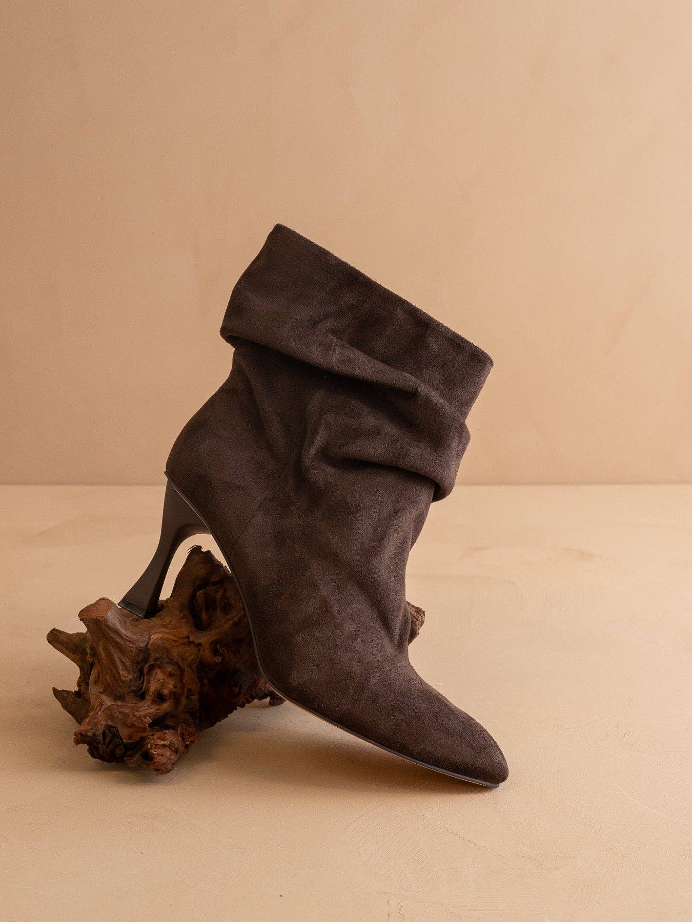 *PREORDER* OASIS SOCIETY The Gina | Coffee Slouch Heel Fall Bootie