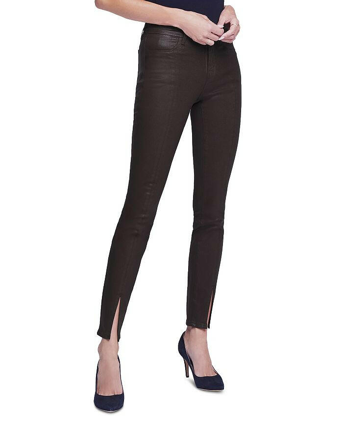 L’Agence Jyothi Cocoa Coated Split Ankle-Apparel-The Life ™ Boutique | Westfield, NJ-25-The Life ™ Boutique | Westfield, NJ