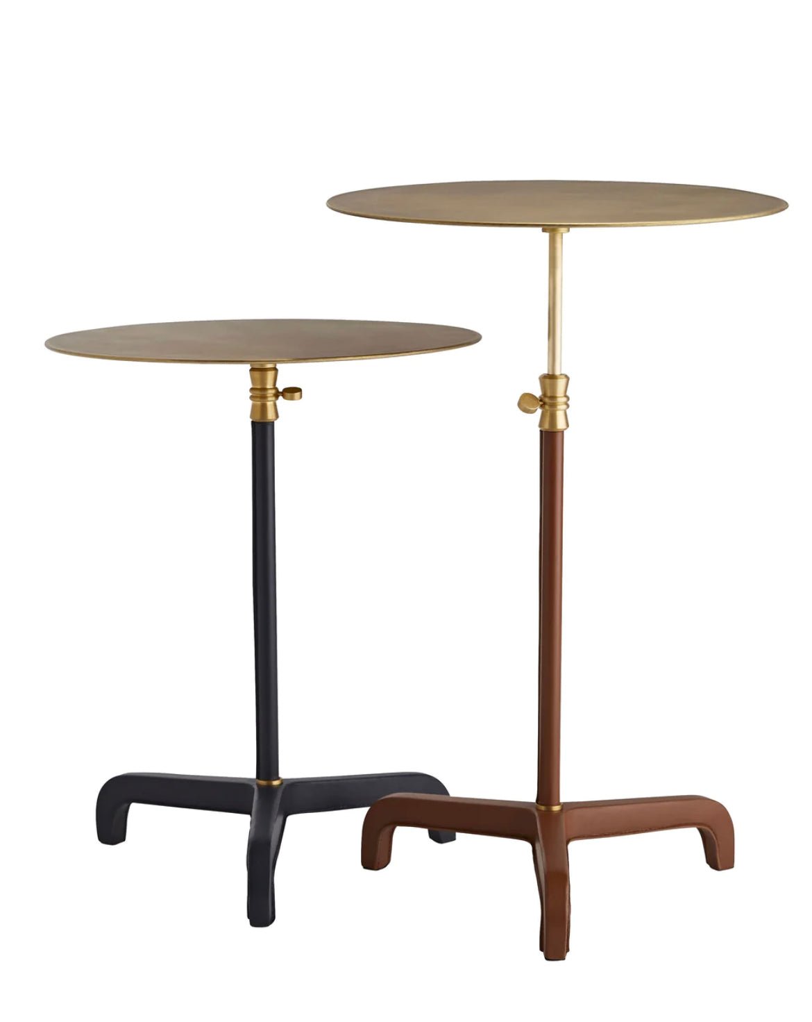 Arteriors Addison Large Round Brass Accent Table-Home Decor-The Life ™ Boutique | Westfield, NJ-The Life ™ Boutique | Westfield, NJ