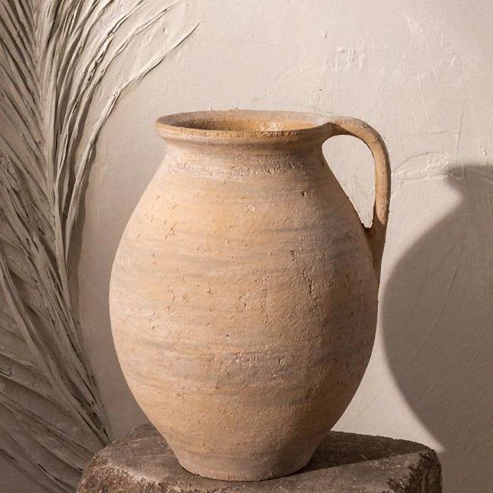 Accent Decor Revival Large Decorative Clay Jar-Home Decor-The Life ™ Boutique | Westfield, NJ-The Life ™ Boutique | Westfield, NJ