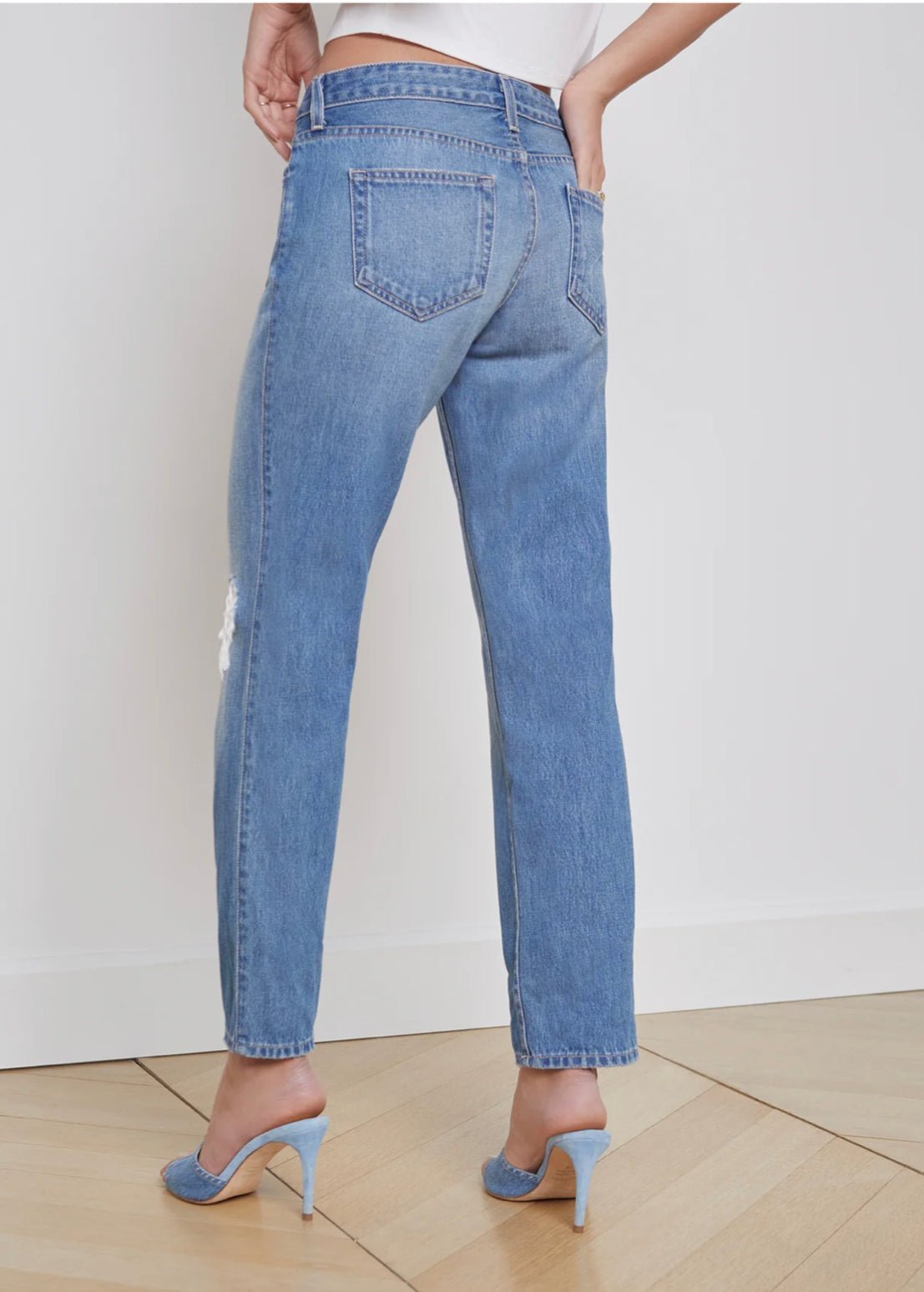 L'Agence Nevia Slouch Straight Leg Jeans-Apparel-Lagence-The Life ™ Boutique | Westfield, NJ