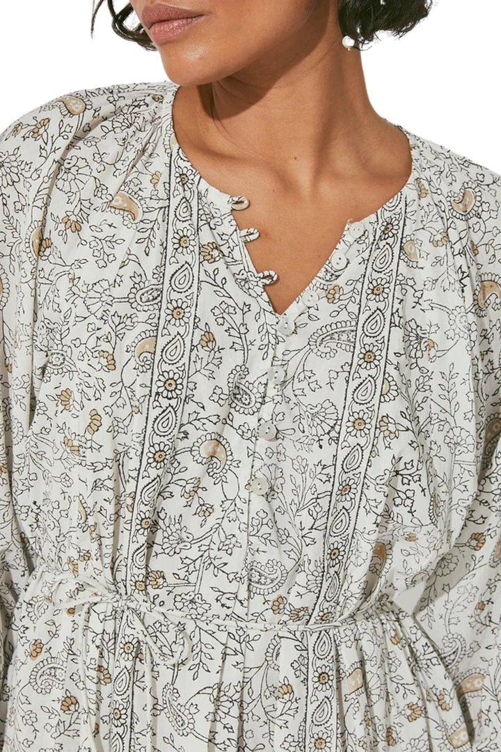 Cleobella Aaliyah Katftan Midi Dress-Apparel-The Life ™ Boutique | Westfield, NJ-The Life ™ Boutique | Westfield, NJ