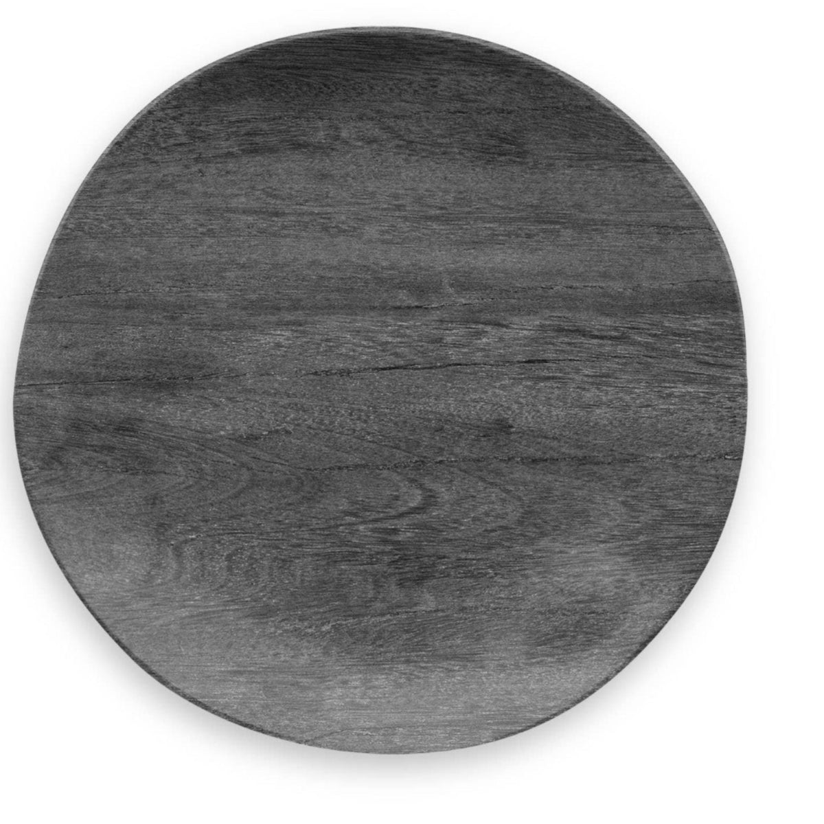 Blackened Large Round Dinnerware Plate-Home Decor-The Life ™ Boutique | Westfield, NJ-The Life ™ Boutique | Westfield, NJ