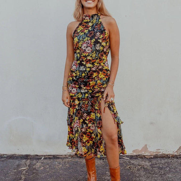 Cleobella Gianna Floral Midi Dress – The Life ™ Boutique