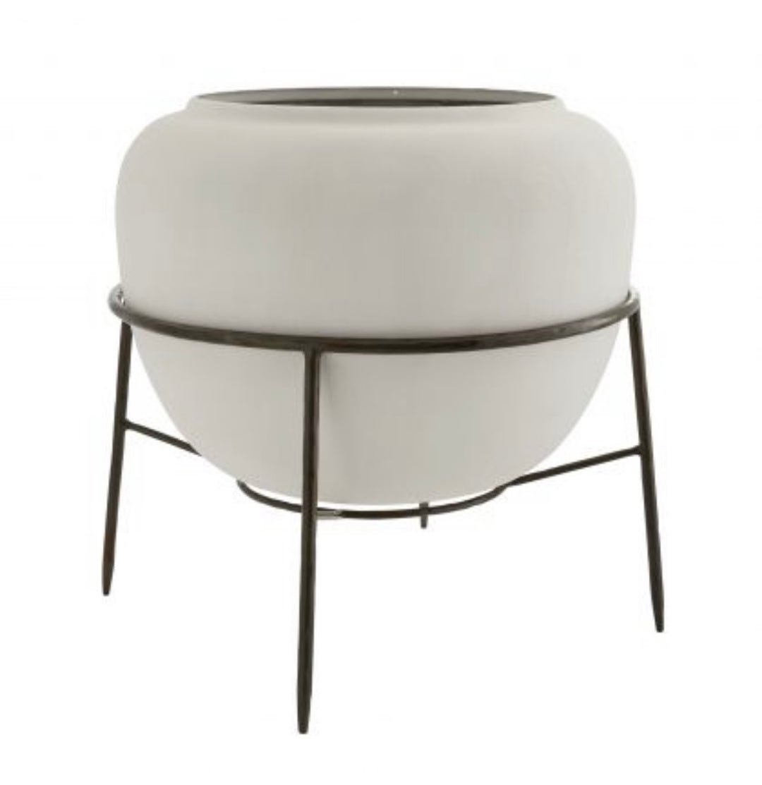 Arteriors Marcello Large Decorative Floor Urn-Home Decor-The Life ™ Boutique | Westfield, NJ-The Life ™ Boutique | Westfield, NJ