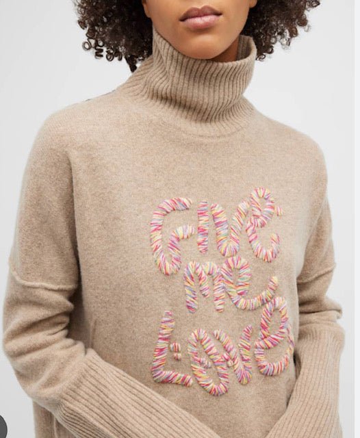 Alma We Give Love Sweater-Apparel-The Life ™ Boutique | Westfield, NJ-Large-The Life ™ Boutique | Westfield, NJ