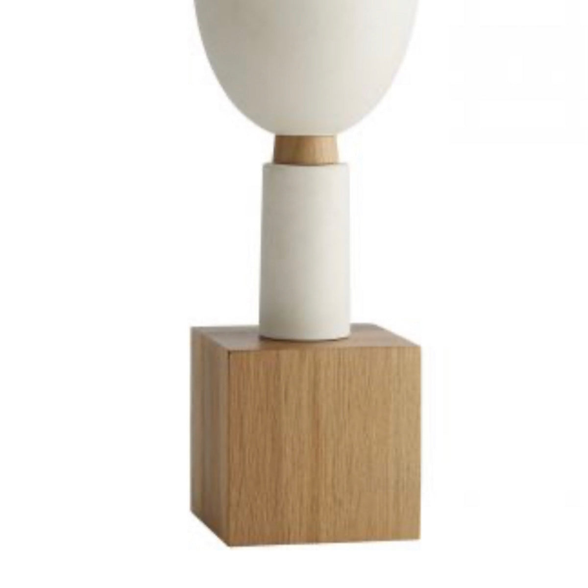 Arteriors Mod Wooden And Clay Small Vase-Home Decor-The Life ™ Boutique | Westfield, NJ-The Life ™ Boutique | Westfield, NJ