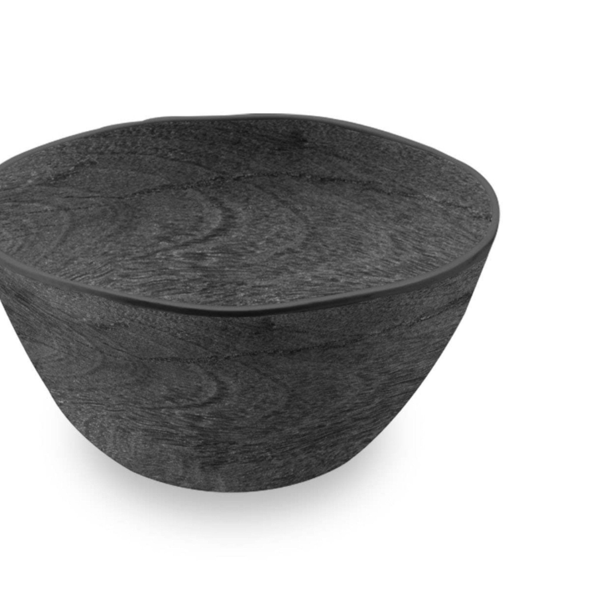 Blackened Outdoor 6” Salad Bowl-Home Decor-The Life ™ Boutique | Westfield, NJ-The Life ™ Boutique | Westfield, NJ